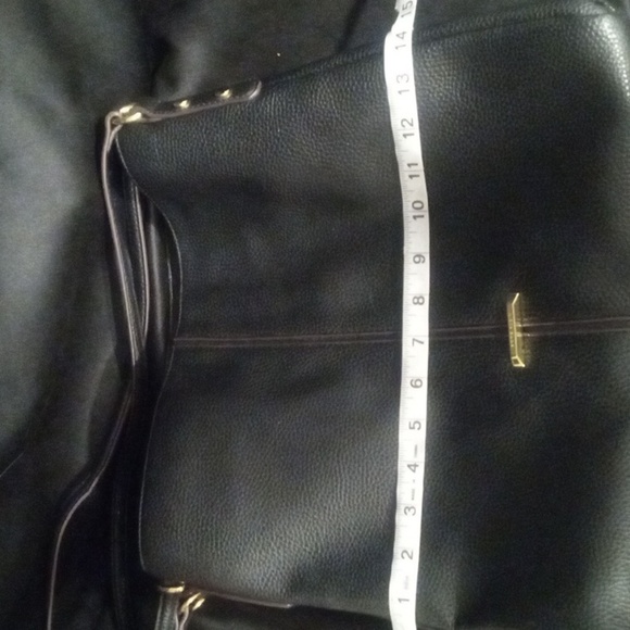 Anne Klein black 14 x 13 handbag - Picture 13 of 15